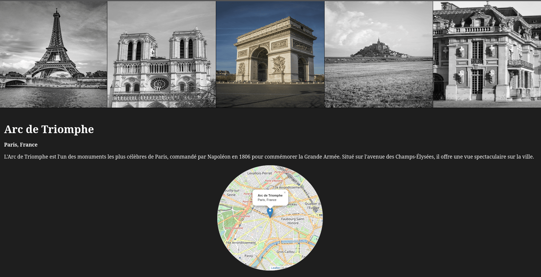 Screenshot 1 de Monuments Explorer