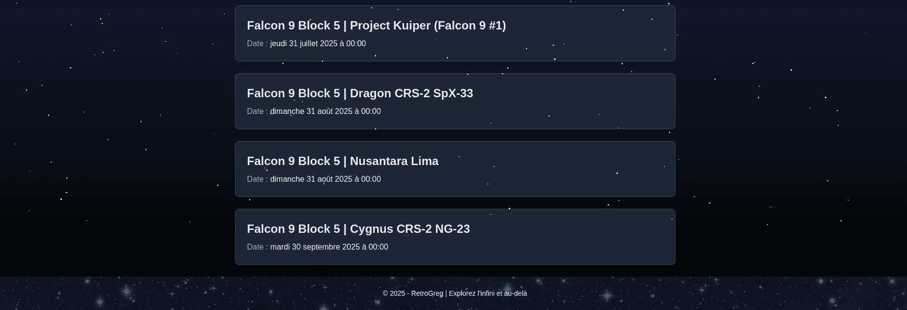 Screenshot 3 de SpaceX Dashboard